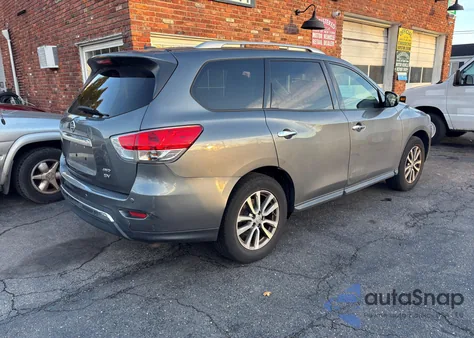 2015 Nissan Pathfinder Sv из США, поврежденный, VIN 5N1AR2MN7FC612727